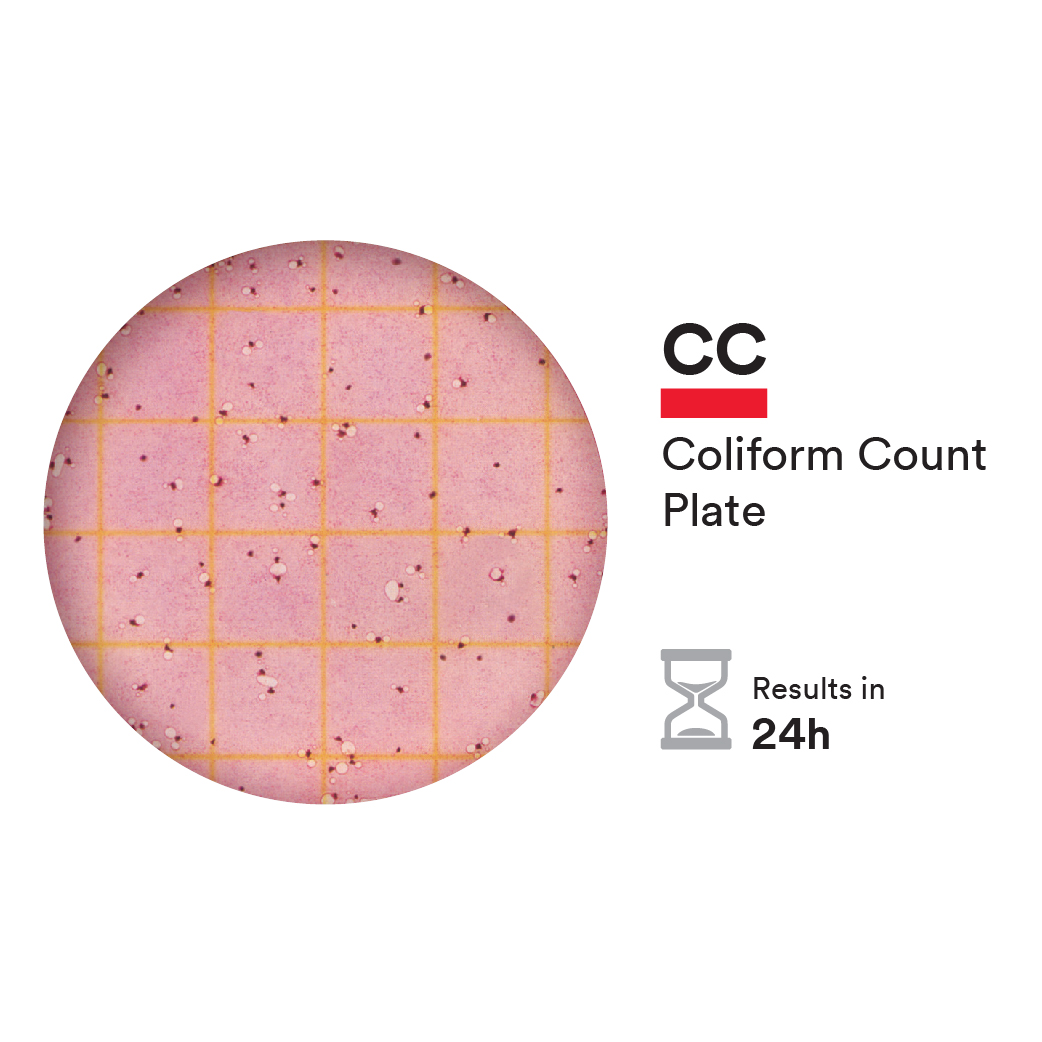 Coliform Count Plate with Incubation